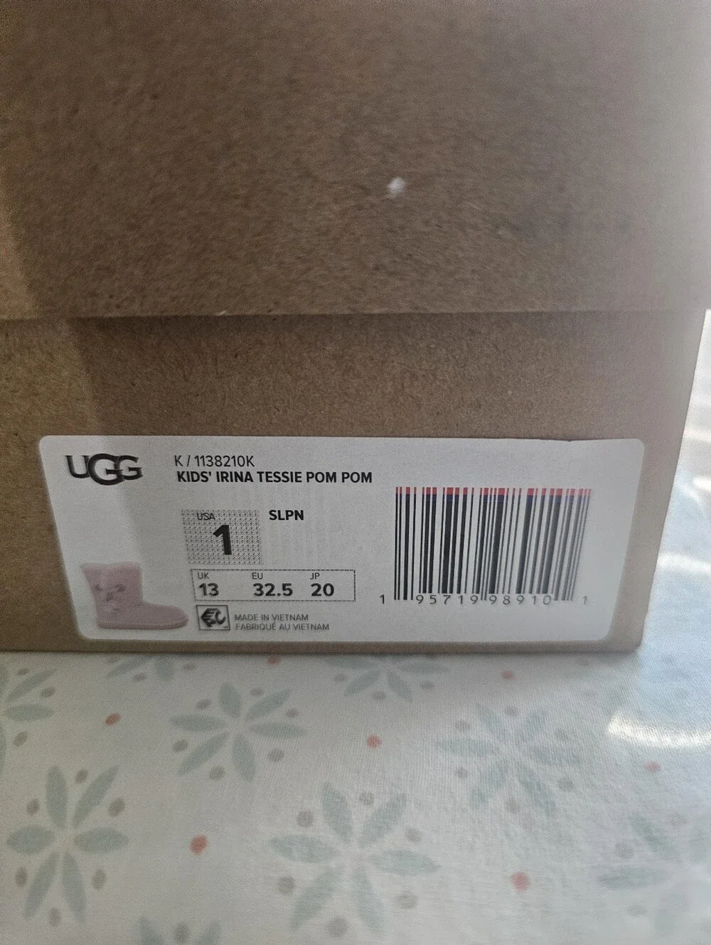 Ugg Girls Irina Tessi Pom Pom Boot